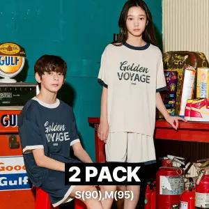 마밤 MSMV 2PACK 알뜰팩 접촉냉감 그래픽 빅사이즈 주니어 잠옷 실내복 키즈 5부 내의