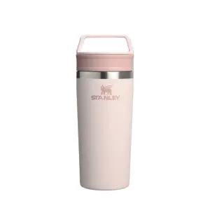 스탠리 카페 투고 트래블 머그 밀폐용기 휴대용 473ml 로즈쿼츠