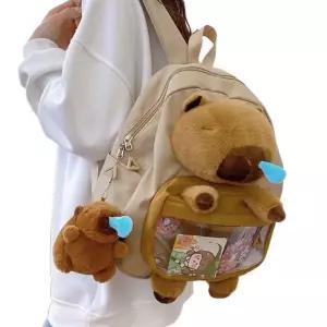 카피바라가방 귀여운 백팩 카피바라 학생 인형 가방