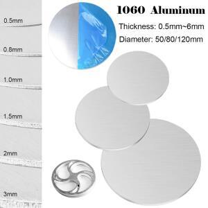 1PCS 1060 금속 알루미늄 디스크 6MM 5MM 120 50MM 직경 두께 80MM