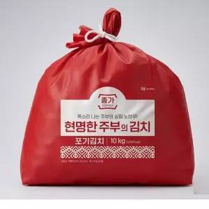 [종가집] 종가 현명한 주부 반찬넉넉 대용량 포기김치 10kg