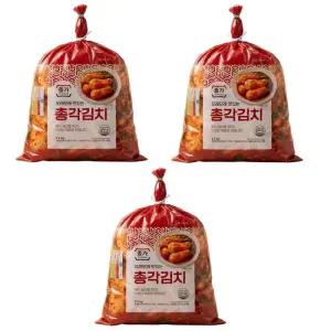 종가 오래오래 맛있는 총각김치 2.3kg 3개 황금 비율