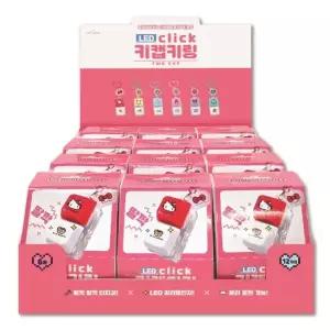 아트박스 산리오 LED 키캡 키링 2구 1box 12개입