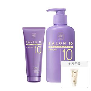 미쟝센 살롱10 시카프로틴 샴푸 480ml, 1개 + 시카프로틴 트리트먼트 215ml ,1개 + 증정 (샴푸 손상용, 30ml,1개)