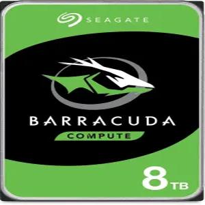 Seagate BarraCuda 8TB 내장 하드 드라이브 HDD 데스크탑 PC용 3.5인치 SATA3 고성능 대용량 저장장치