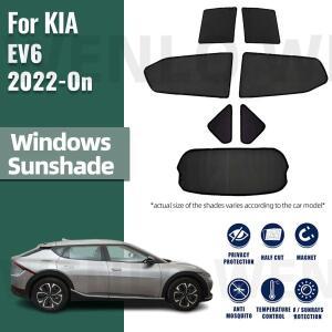 KIA EV6 CV 2022 자기 자동차 차양 쉴드 앞 유리창 커튼 커튼 창 Uv Protection Sun Shade Visor Blinds