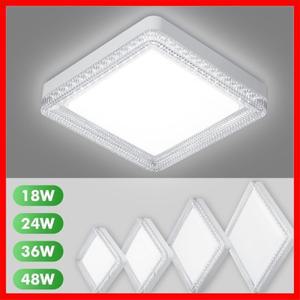 현대적인 24-48W LED 천장 조명, 원형 크리스탈 램프, 거실 및 침실용 실내 AC85-256V