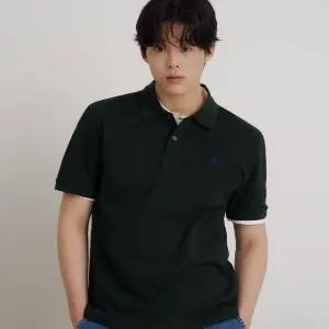 {백화점 정품} 빈폴 멘 [SS26][Essential] 피케 칼라넥 반소매 티셔츠 - 그린 :BC6242E71M