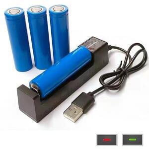범용 리튬 배터리 USB 스마트 충전기 26650 18650 14500/10440 Ni-mh 단일 슬롯 3.7-4.2V