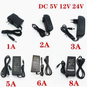 DC5V 12V 24V 어댑터 전원 공급 장치AC 100V-240V 1A 2A 3A 5A 6A 8A 12.5A충전기 변환기 ForLED 스트립 라