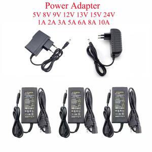 AC 220V ~ DC 5V 6V 8V 9V 12V 13V 24V LED 전원 공급 장치 어댑터 1A 2A 3A 5A 6A 8A