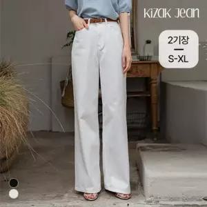 [키작진]키작아도 면 팬츠 72탄 (밴딩와이드)