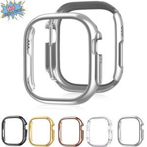 Apple Watch 밴드 용 새 PC Edge 케이스 42mm 46 40mm 41mm 45mm 중공 스크린 보호기 커버 IWatch 시리즈 10 9 8 7 6 Se