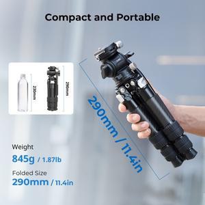 호환 DSLR 미러리스 카메라 삼각대용 SmallRig 헤비 듀티 카본 키트 볼 비디오 헤드와 호환 가능-5025