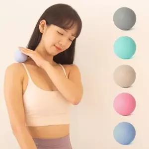 목 어깨 지압 마사지 라크로스 볼 그레이