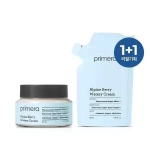 프리메라 알파인 베리 워터리 크림 50ml+50ml 리필