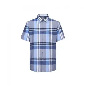매장정품 DAKS SHIRTS 면혼방 라지체크 반팔셔츠 레귤러핏 네이비 DLS2SHCS132N1 285691
