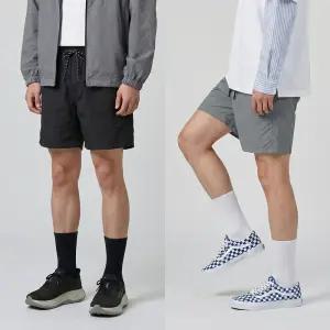 [화이트빌딩]남자 반바지 여름 냉장고 스판 밴딩 3부 5부 면 린넨 나일론 남성 바지 빅사이즈