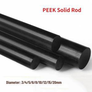 2피스 직경 3mm ~ 20mm PEEK 막대 폴리에테르에테르케톤 바 특수 엔지니어링 플라스틱 고온 저항 길이 500m