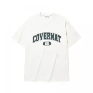 COVERNAT 아치 08 로고 티셔츠 White