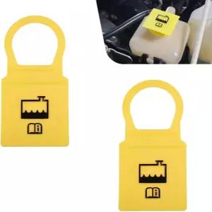 페리안 2PCS 엔진 냉각수 탱크 캡 닷지와 호환되는 노란색 그랜드 보이저 랭글러 체로키 교체품 55111074AA