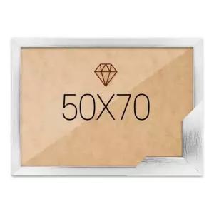 보석십자수 보석십자수액자 50x70 고급형 슬림 우드 실버