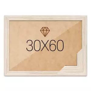 보석십자수 보석십자수액자 30x60 고급형 우드 라떼