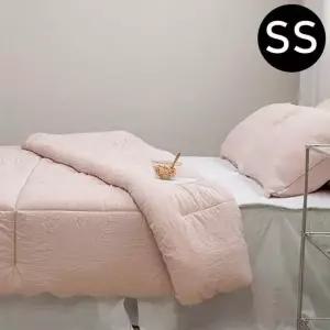 차렵이불 패드세트 슈퍼싱글SS 이불핑크 패드 화이트 슈퍼싱글셋트