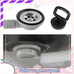 사용하기  56Mm 2.2 인치 싱크대 폐기물 배수 플러그 구멍 앵글 피팅 보트 캐러밴 캠핑카 RV 액세서리