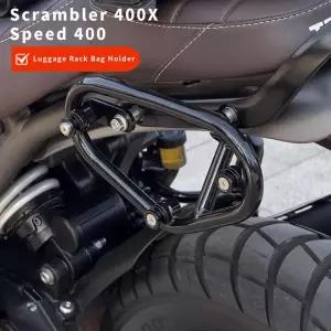 맞는 스크램블러 400X Scrambler400X 속도 400 Speed400 오토바이 사이드 트렁크 가방 홀더 안장 지원