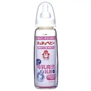 고품질 (쭈쭈베이비)모유육아유리젖병 (240ml) 젖꼭지 아기용품 출산용품 W015856