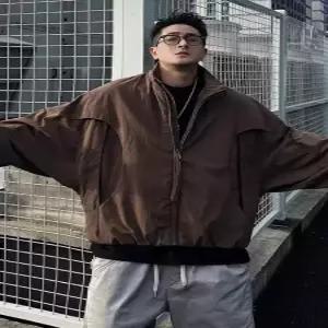 남성 빈티지 캐주얼 야상 코트 바람막이 차이나 아이템 가오리 야상사파리 점퍼 재킷 쇼트 봄가을 트렌디 H