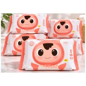 순둥이 베이직 무향엠보싱 물티슈 캡형 80매 10팩