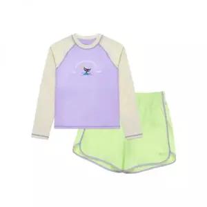 매장정품 NATIONAL GEOGRAPHIC KIDS K262GRG620 여아 래쉬가드 세트 LILAC 5009678177 280505