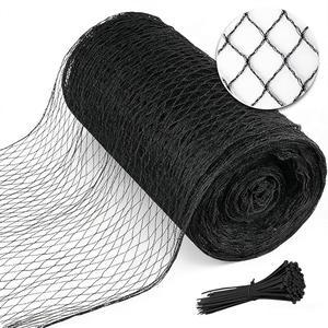 정원용 그물 3M 10 10피트 튼튼한 가금류 블랙 그물 울타리 블루베리 포함 HDPE 타이 사슴 연못 덤불 보호 정원 과일 식물 닭장 나무 네트