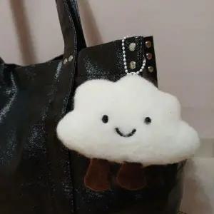 [하프클럽/]귀여운 곰 캐릭터 얼굴 이름표 가방 걸이 열쇠고리