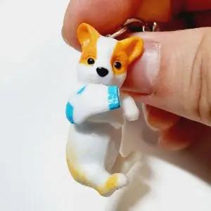 [하프클럽/]귀여운 강아지 코기 반려동물 고양이 캐릭터 열쇠고리