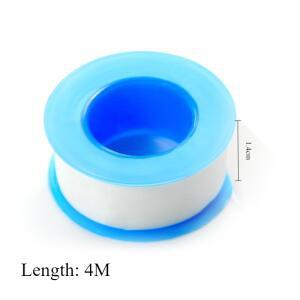 4M PTFE 워터 파이프 테이프 오일 프리 씰링 피팅 스레드 씰 흰색 원료 홈 에센셜