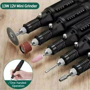 12V 13W 110V/220V 조각 펜 핸드 전기 드릴 미니 그라인더 세트 마이크로 로타리 도구 폴리 셔 기계