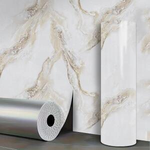 방수 방습 벽 스티커 자체 접착 벽지 홈 장식 필수품 욕실 거실 주방에 적합