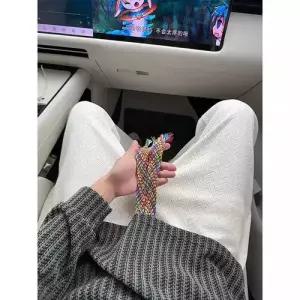 록쉬블몰 바지 남성용 면 캐주얼 가을 일자 프린지 맨투맨 쉐니어 빅사이즈 HO3