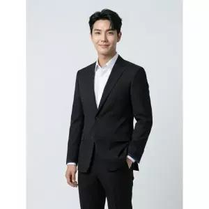 [by파크랜드]블랙 폴리 혼방 스트레치 수트-A5DB2310408B_A5XI2310374B
