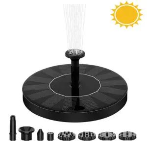 미니 태양열 물 분수 수영장 연못 폭포 정원 장식 야외 조류 목욕 구동 떠 다니는