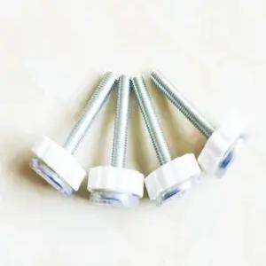 MSAOWEED 4팩 M0 압력 게이트 나사 스핀들 로드 액세서리 교체 부품 반려동물 계단 난간 장착 볼트 키트