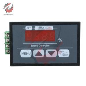 PWM 전동 속도 조절 스위치 DC 6-60V 30A 디지털 디스플레이 느린 부팅 소프트 정지 컨트롤러 DIY용