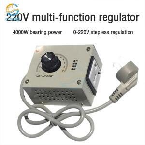 노브 전동 속도 컨트롤러  SCR 전압 조정기  무단 가변 스위치  소켓 온도 220V 18A  4KW