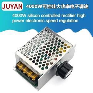 AC 전압 조정기 전동 속도 제어기  PWM 제어 SCR 4000W 조광기 정류기  스위치 포함  220V