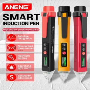 ANENG VC1010 스마트 유도 펜 12-1000V AC/DC 전압 감지기 비접촉 단선 탐지  도구