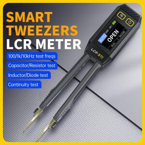 FNIRSI LCR-ST1 스마트 핀셋  LCR SMD ESR 테스터  저항  커패시턴스  인덕턴스  연속성  다이오드  도구