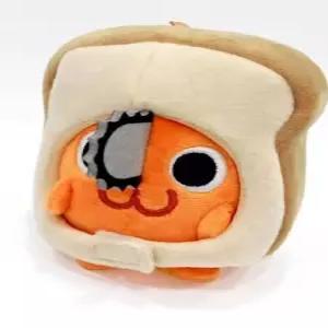 체인소맨 식빵 포치타 인형 키링 봉제 열쇠고리 10cm